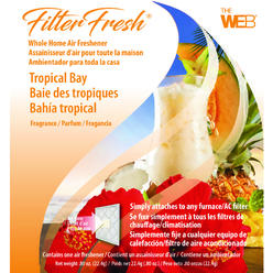 FILTER FRESH Web FilterFresh Tropical Bay Scent Air Freshener 0.8 oz Gel