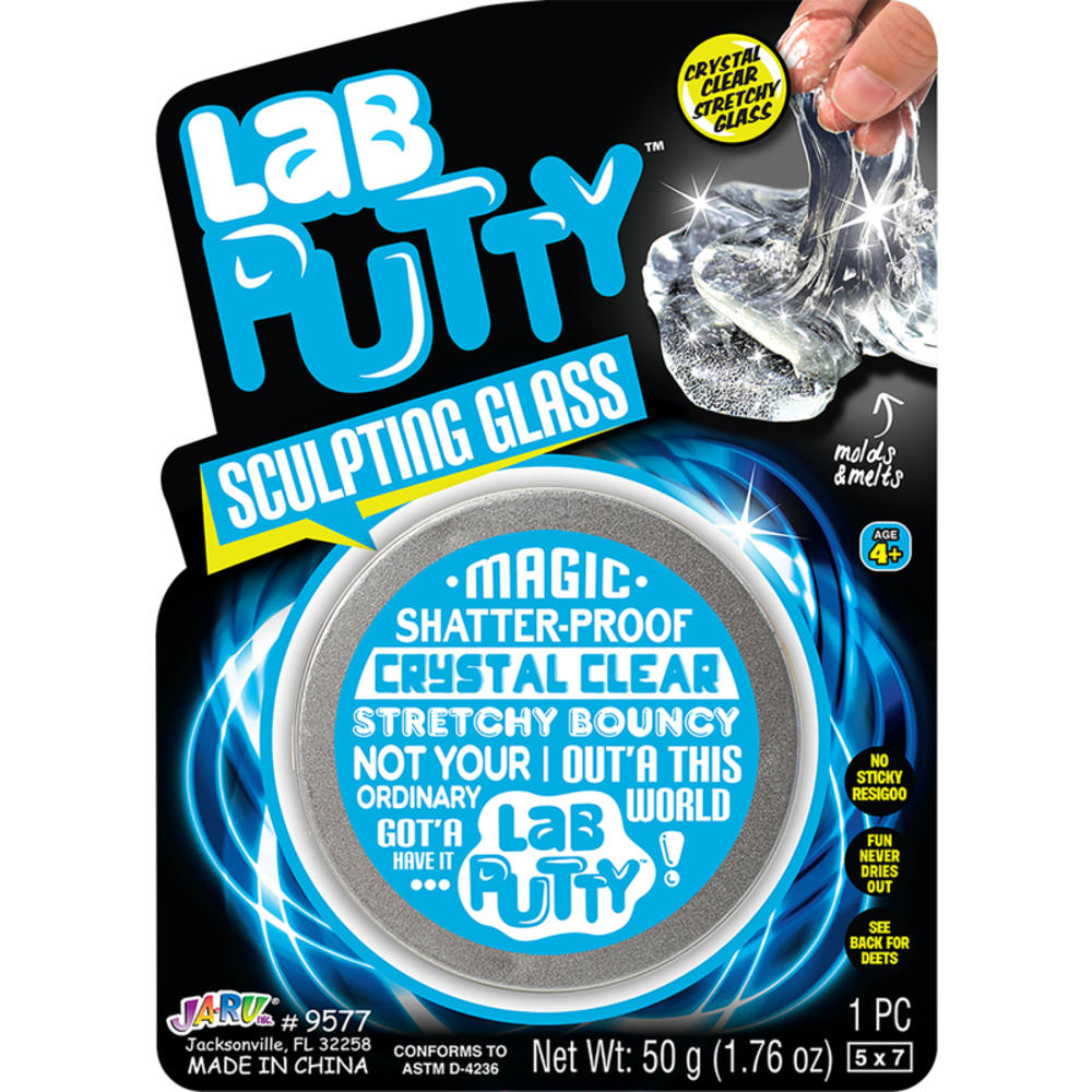 Ja-Ru Lab Putty Toy Polymer Clear 1 pc