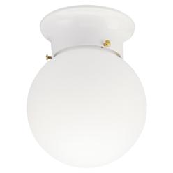 westinghouse lighting 66607-00 westinghouse 6660700 one-light flush-mount interior ceiling fixture, finish with white glass g