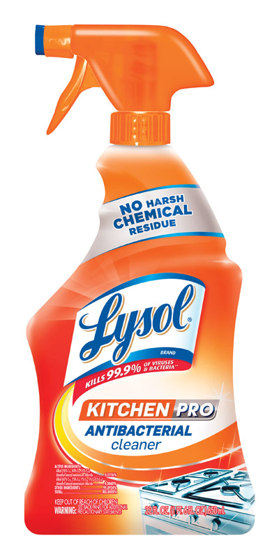 Lysol Kitchen Pro Citrus Scent Kitchen Cleaner Liquid Spray 22 oz