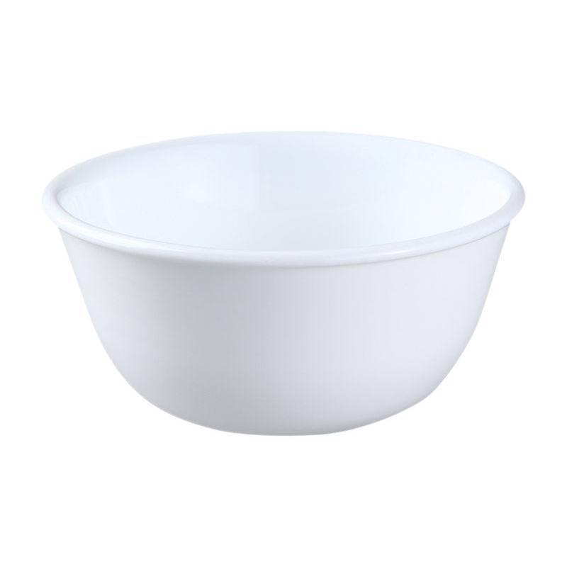 Corelle 12 oz Winter Frost Glass/Porcelain Soup/Dessert Cup Bowl 5.5 in. D 1 pk
