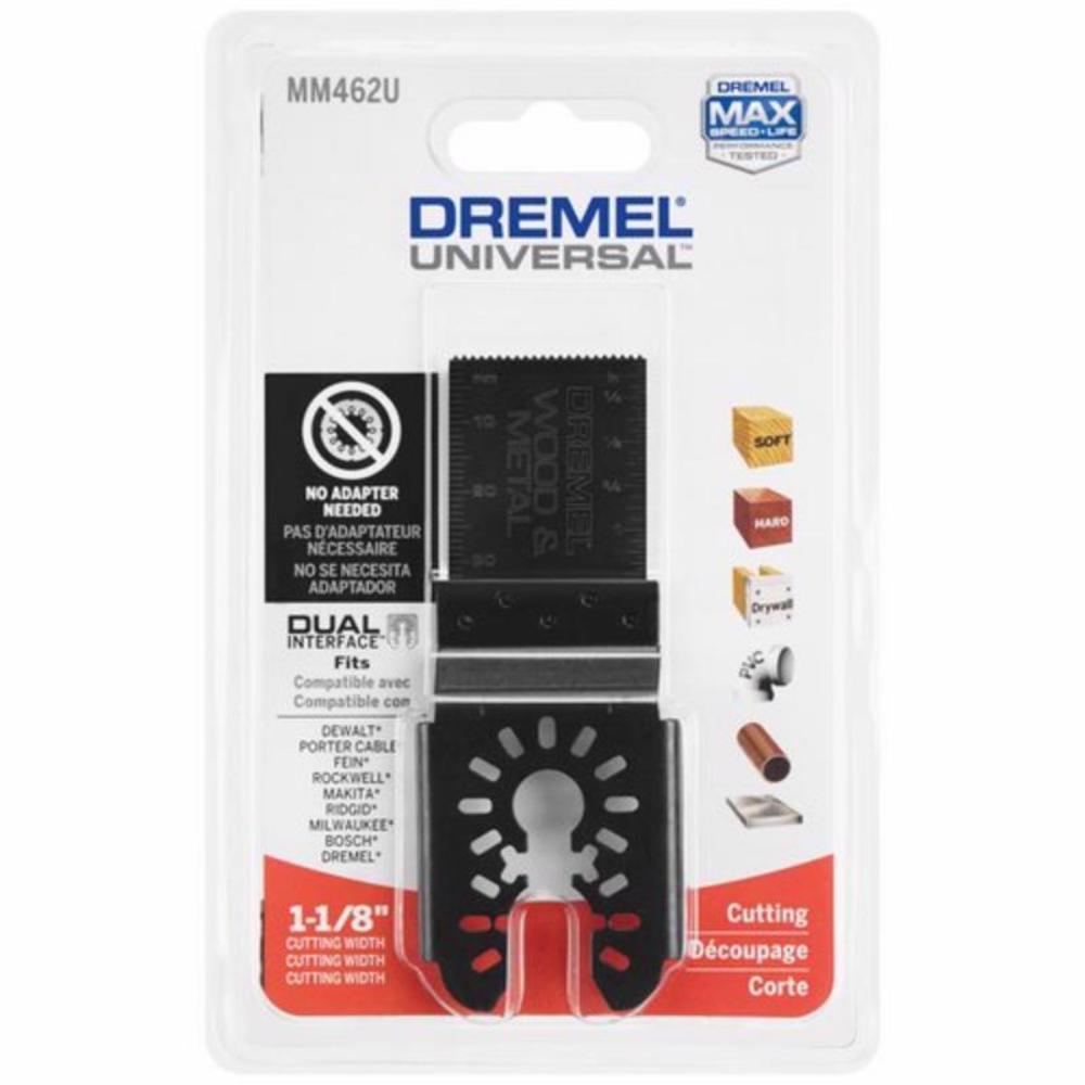Dremel 1-1/8 in. W Bi-Metal Bim Oscillating Blade 1 pk