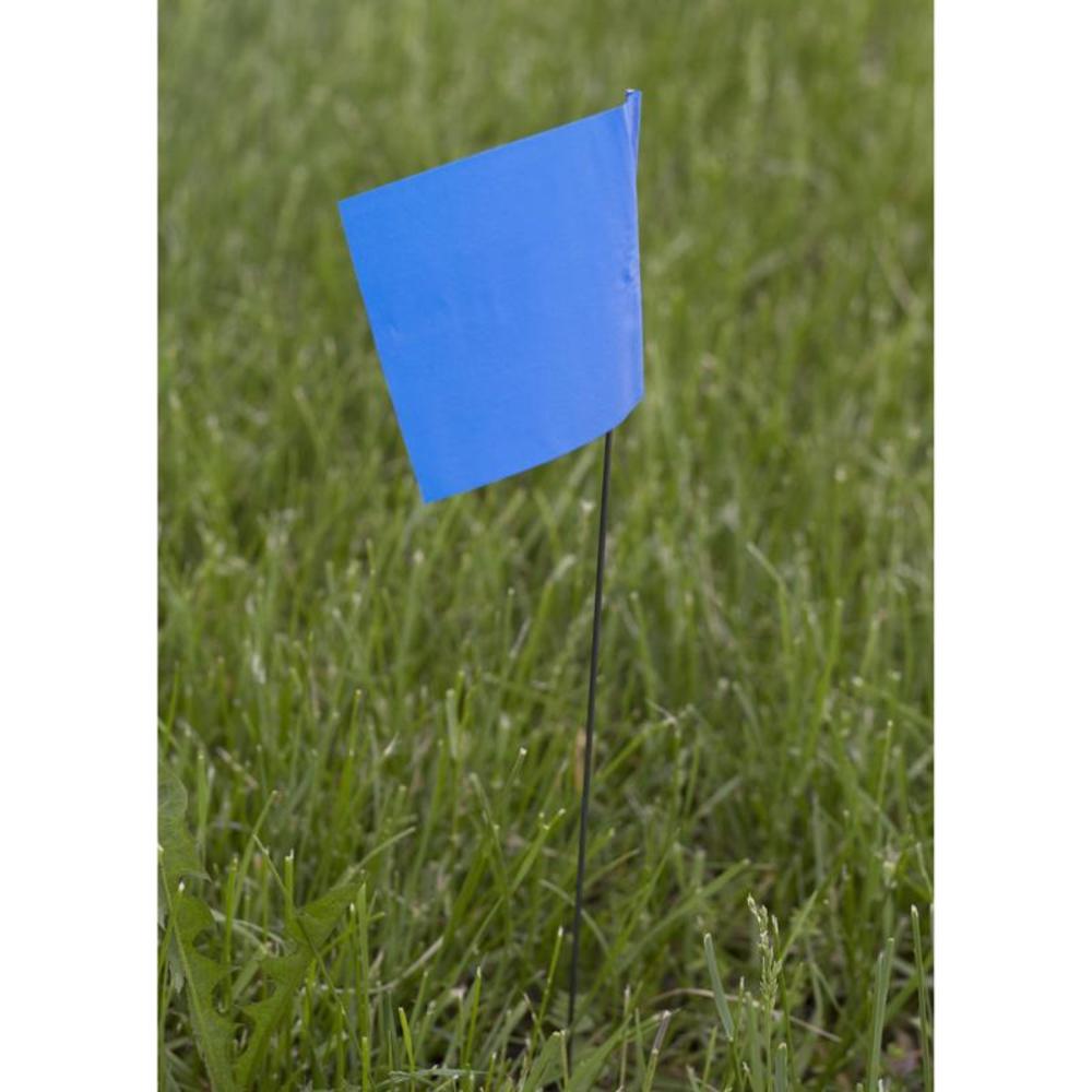 C.H. Hanson 15 in. Blue Marking Flags Polyvinyl 10 pk