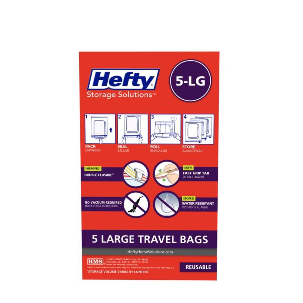 Hefty Shrink-Pak Clear Storage Bag
