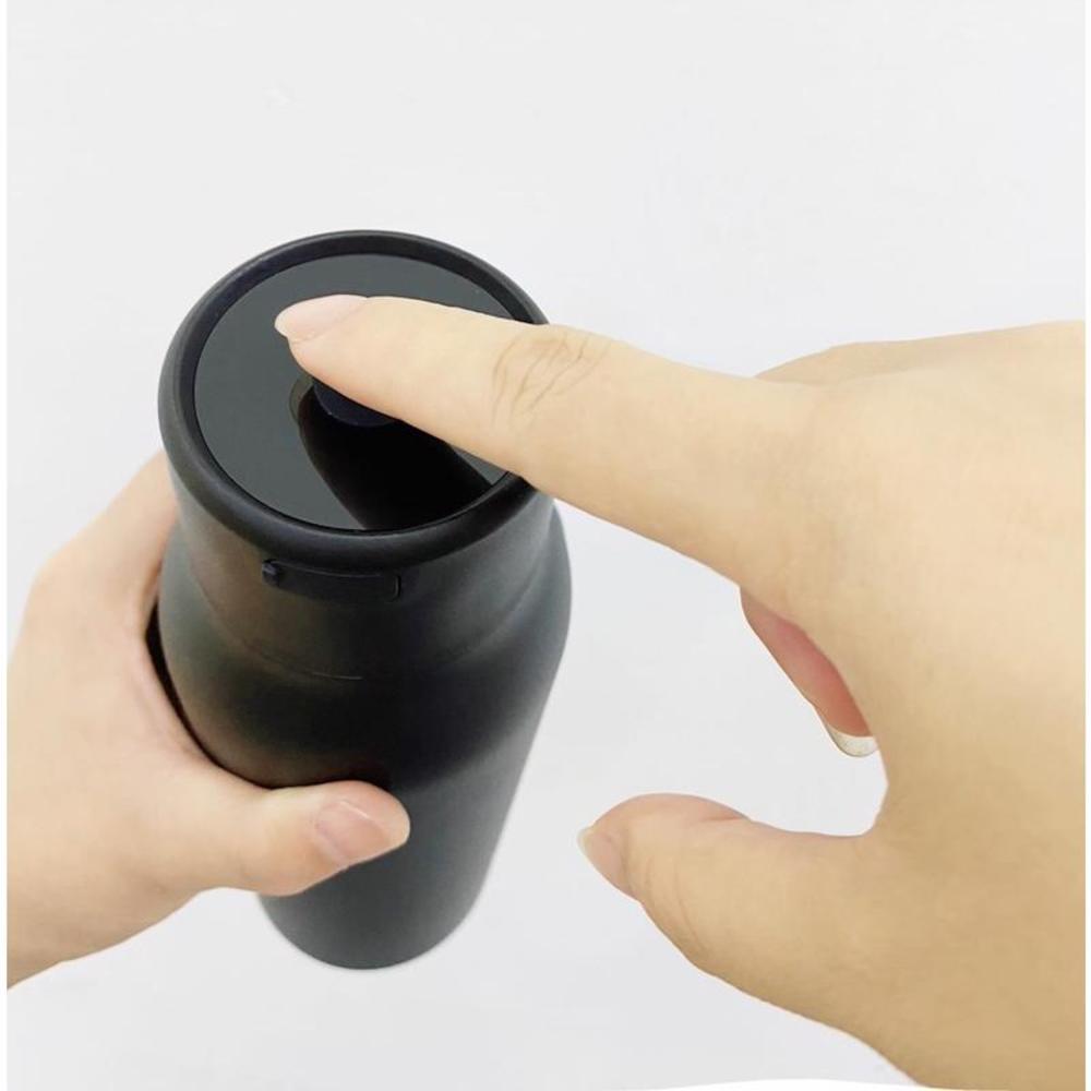 UVBrite 18.6 oz Black BPA Free Self-Cleaning Water Bottle