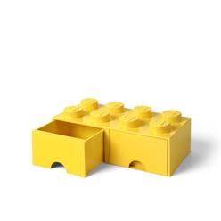 Lego Storage Brick Drawer Plastic Yellow 3 pc