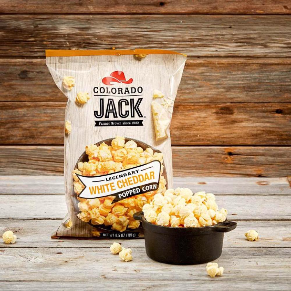 Colorado Jack Legendary White Cheddar Gourmet Popcorn 6.5 oz Bagged