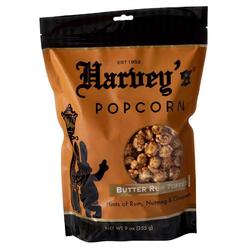 Harvey's Butter Rum Toffee Popcorn 9 oz Bagged