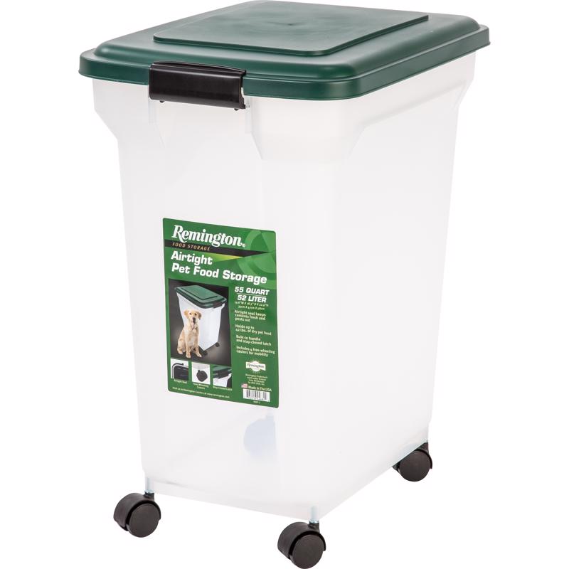Iris Remington White Green Plastic 55 Qt Pet Food Container For Universal Total Qty 6 Green Plastic 55 Qt Pet Food Container, Airtight Pet Food Storage Container Australia
