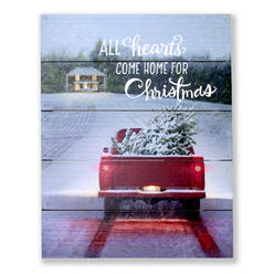 hallmark cards inc hallmark multicolored all hearts come home for christmas sign tabletop dcor total qty: 4; each pack qty: 1 hallmark cards inc hallmark