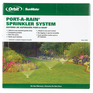 58092n Orbit Port A Rain Plastic Non Tipping Base Stationary Sprinkler 2827 Sq Ft 58092n Orbit Port A Rain Plastic Non Tipping Base Stationary Sprinkler 2827 Sq Ft