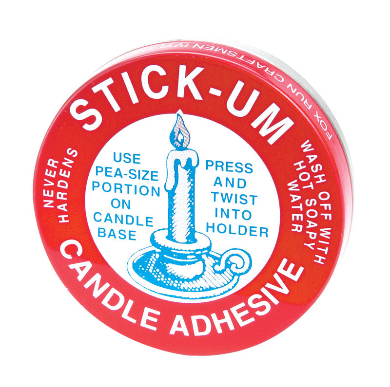 Stick-Um Fox Run Stick-Um Clear Candle Adhesive 0.5 oz