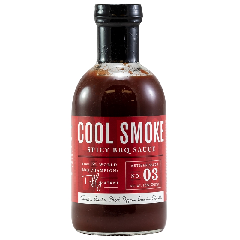 Cool Smoke Tuffy Stone Spicy BBQ Sauce 18 oz
