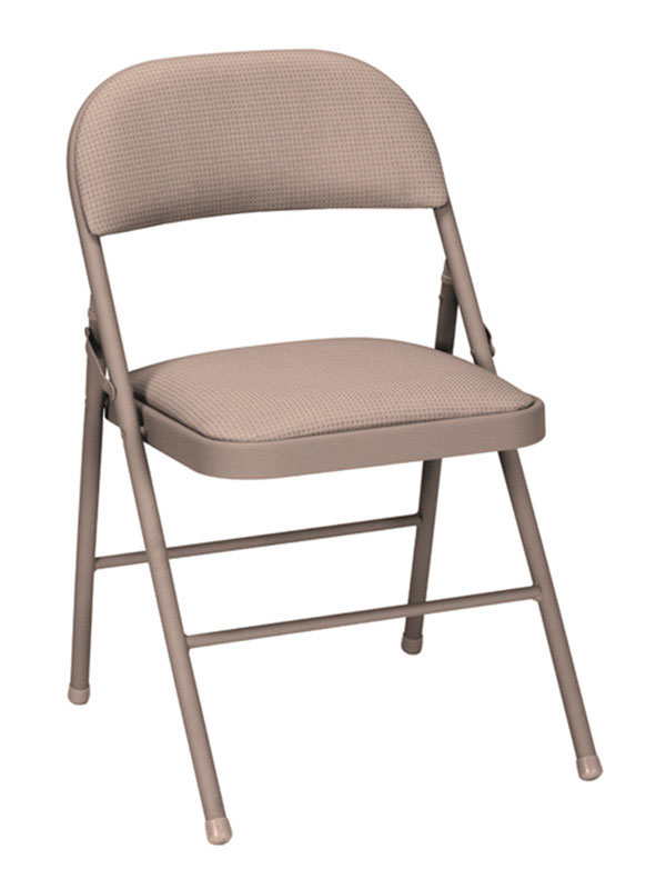 Cosco Antique Sand Fabric Cushioned Folding Chair 1 pk