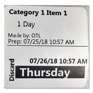 Clear self adhesive address labels
