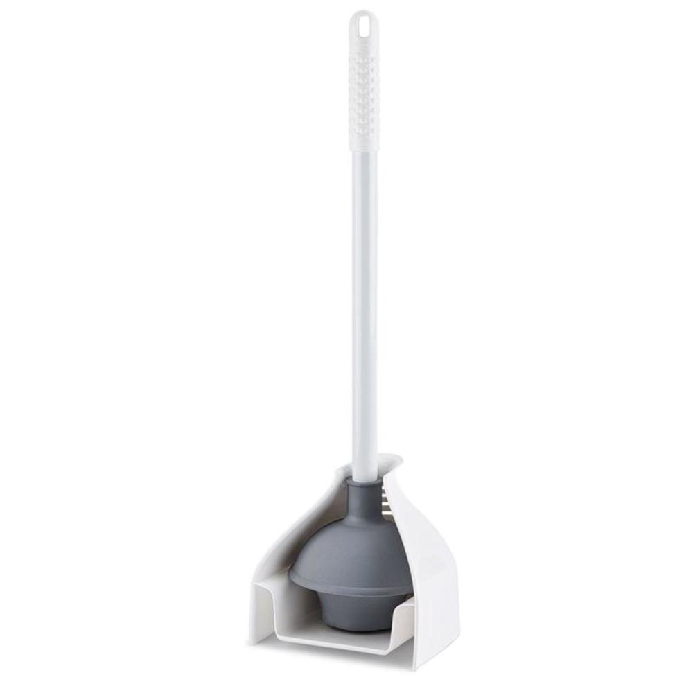 Libman Premium Toilet Plunger and Caddy 5.25 in. D