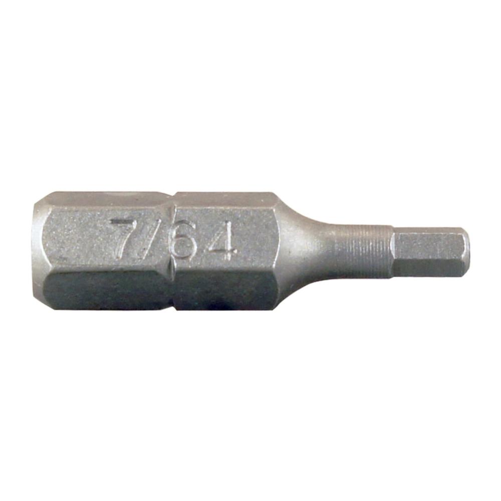 Best Way Tools Hex 7/64 in. X 1 in. L Screwdriver Bit Carbon Steel 1 pc