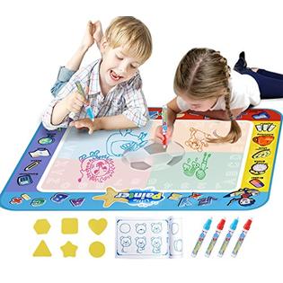 Alago Water Doodle Mat Kids Toys Large Aqua Mat Toddler Painting Coloring Pad 4 Colors