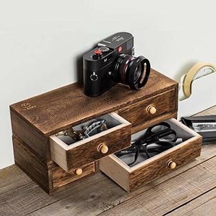 Y Me Ym Floating Shelf W Drawer Wall Mounted Set Of 2 Rustic Wood Wall Floating Shelves