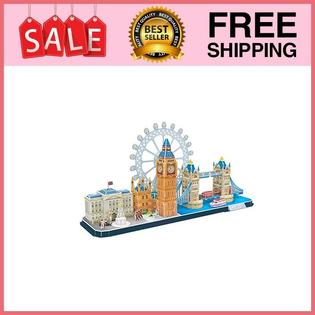 Cubicfun 3d Puzzle For Adults London Cityline Architecture Building Model Kits