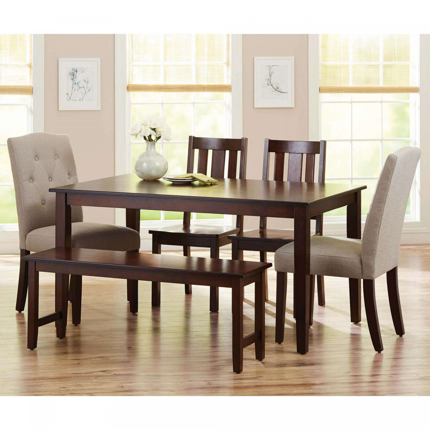 Better Homes Gardens Dining Room Table Bench Seat Kitchen Tables
