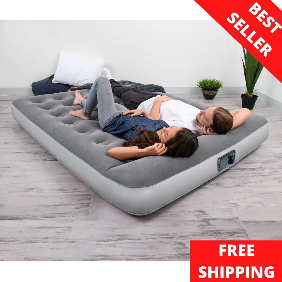 Bestway Inflatable Air Bed Travel Camping Mattress Queen Sleeping Bed Travel Camping Mattress Queen