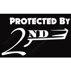 Glock Protected By Glock Guns Car Truck Notebook Vinyl Decal Sticker 2518 Vinyl Color White From Sears Com