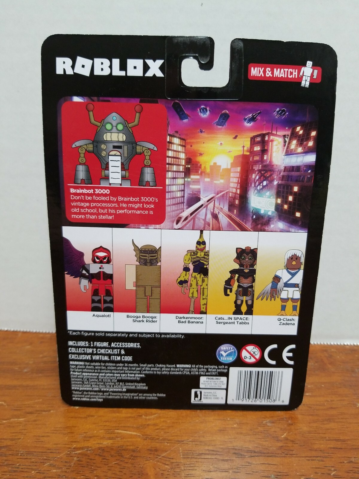 Jazwares Roblox Brainbot 3000 Action Figure With Exclusive Virtual Item Code Ships Free - jazwares roblox brainbot 3000 action roblox virtual item code Jazwares Roblox Brainbot 3000 Action Figure With Exclusive Virtual Item Code Ships Free - roblox virtual item code