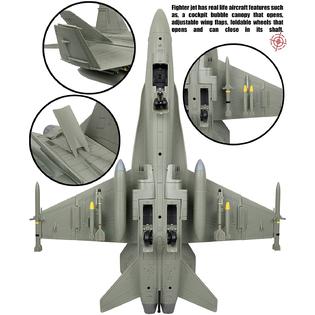Click N Play Click N Play Military Air Force Super Hornet Fighter Jet 16 Piece Kid Toy Play Click N Play Click N Play Military Air Force Super Hornet Fighter Jet 16 Piece Kid Toy Play