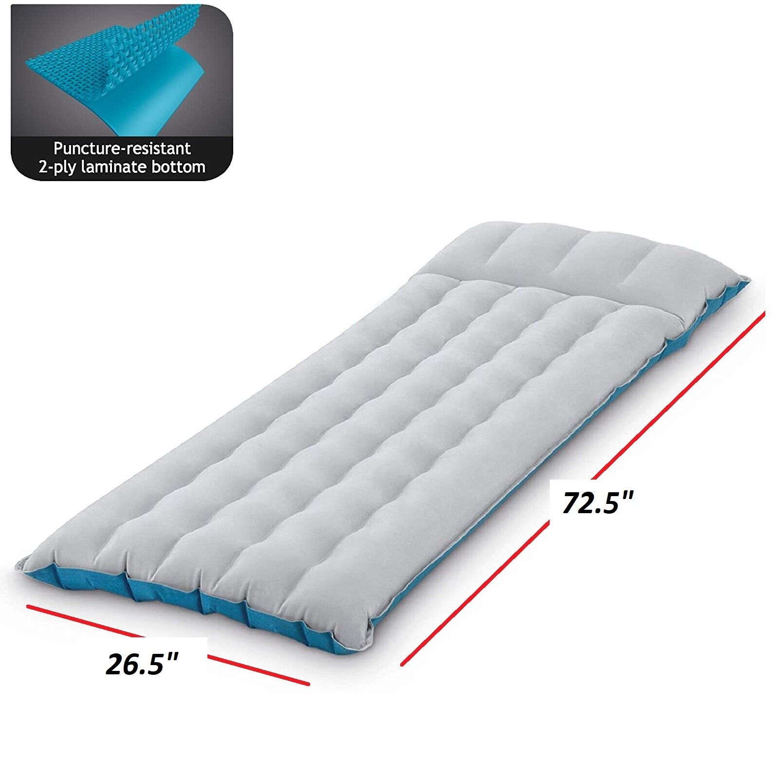 Intex Inflatable Airbed Camping, Twin Size Folding Air Beds