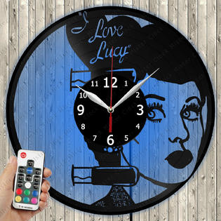 Handmade Led Clock I Love Lucy Led Light Vinyl Record Wall Clock Led Wall Clock 5471 Handmade Led Clock I Love Lucy Led Light Vinyl Record Wall Clock Led Wall Clock 5471