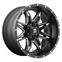 Fuel Utv Lethal 15x7 4x156 13et Gloss Black Milled Wheel