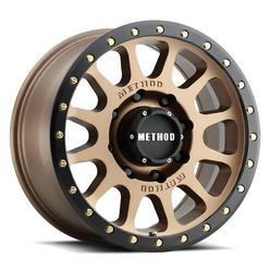 Method Race mr305 nv hd 18x9 8x170 18et 130.81mm bronze matte black wheel