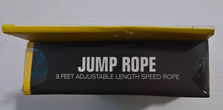 Tko Adjustable Speed Jump Rope 9ft Smooth Pvc Rope With Padded Handles
