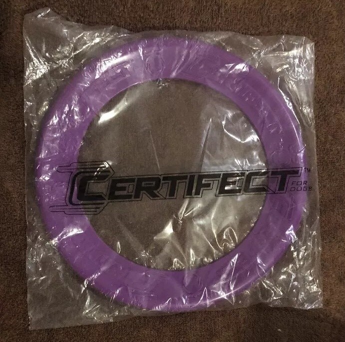 Certifect Flying Disc Long Distance Flyer Dog Toy Frisbee For Medium Large Dog Chew To