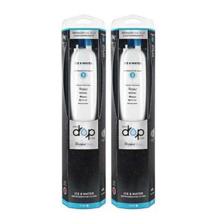 EveryDrop 2 Pack Everydrop by Whirlpool Ice and Water Refrigerator Filter 3, EDR3RXD1