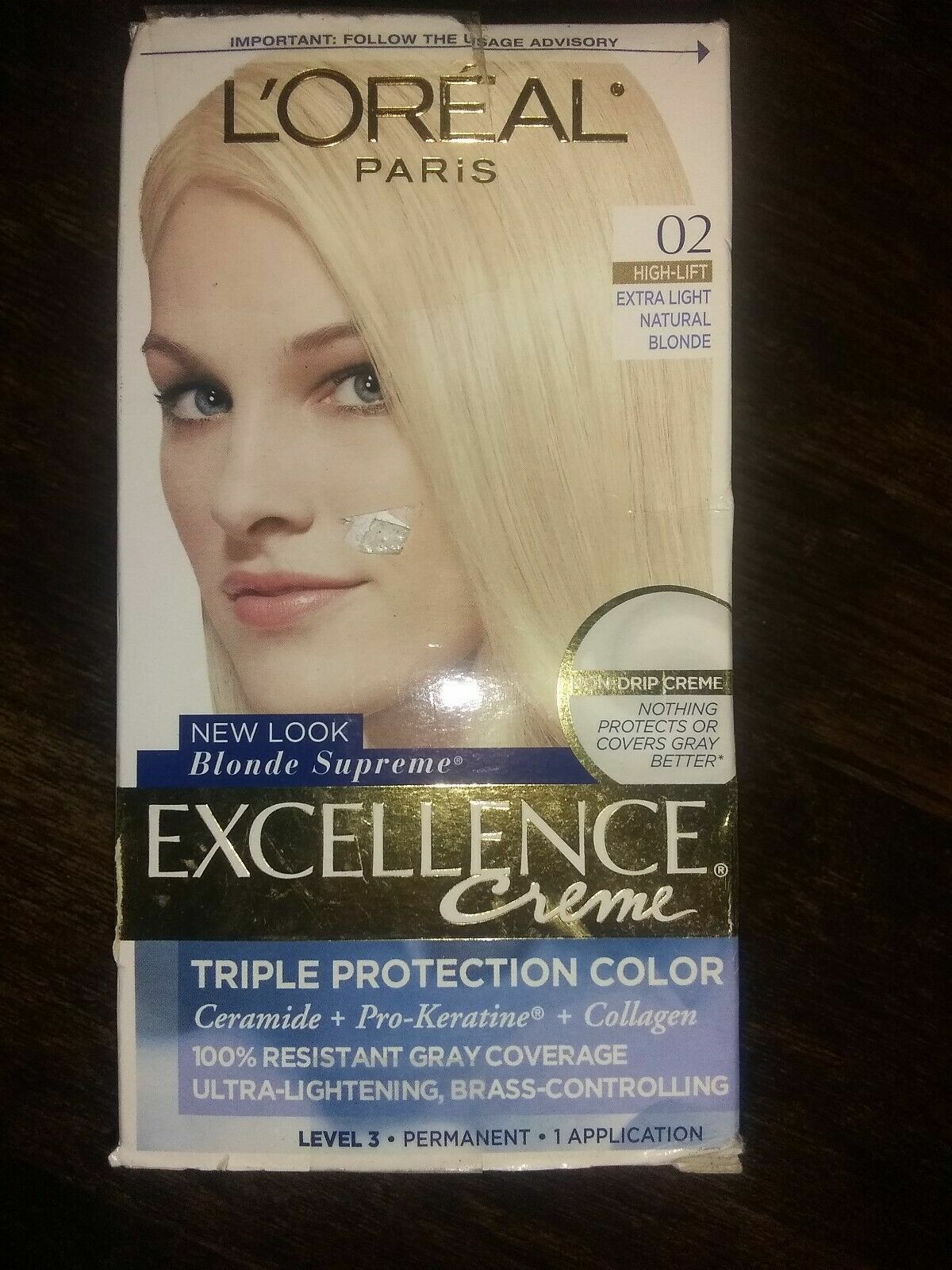 L Oral Loreal Paris Excellence Creme Hair Color 02 High Lift Extra Light Natural Blonde