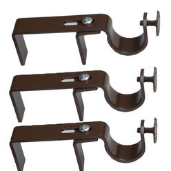 The NoNo Bracket Company NoNo Bracket - Curtain Rod Bracket attachment for Outside Mount Vertical Blinds