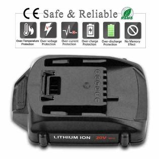 2x 3 0ah 20v Max Li Ion Battery For Worx Wa3520 Wa3575 Wa3525 Wg163 Wg155 Wg151
