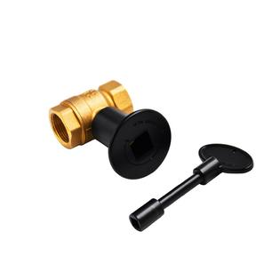 Sk Fd0027 Bk1 Skyflame 1 2 Inch Straight Gas Key Valve Kit For Fire Pit Fireplace With Flan
