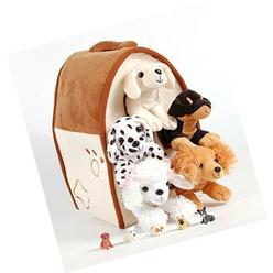 Plush Cat House With Cats Five 5 Stuffed Animal Cats In Play Kitten House Carrying Case