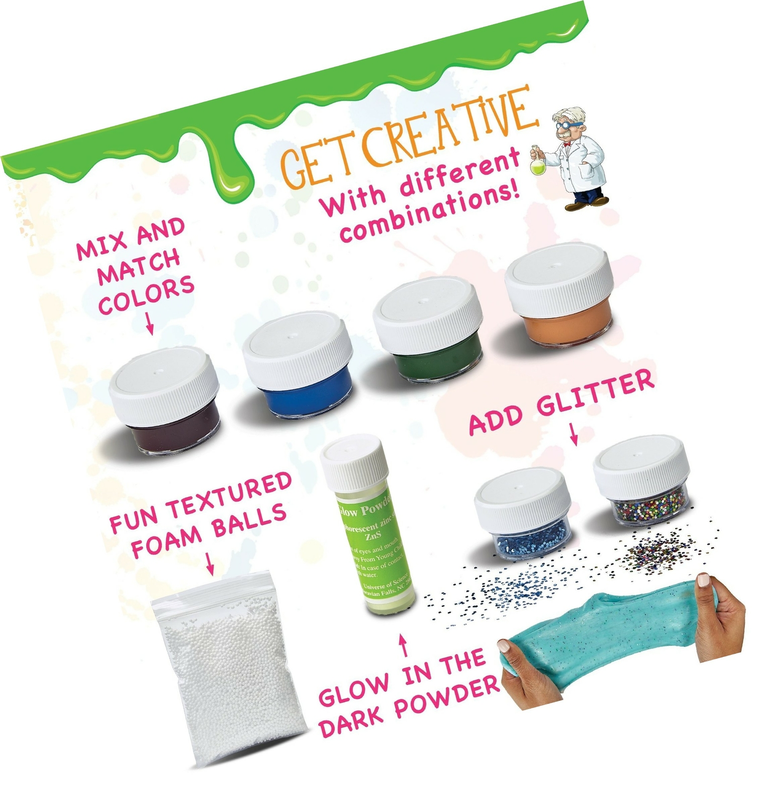 Slime Geek Diy Elmer S Glue Slime Kit How To Make Slime Make