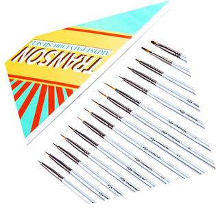 TRANSON Transon Artist Detail Paint Brush Set 15piece for Miniature, Models, Acrylic, TRANSON Transon Artist Detail Paint Brush Set 15piece for Miniature, Models, Acrylic,