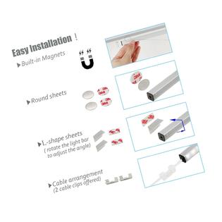 Asoko Dimmable Led Under Cabinet Lighting Memory Function 12inch Neutral W