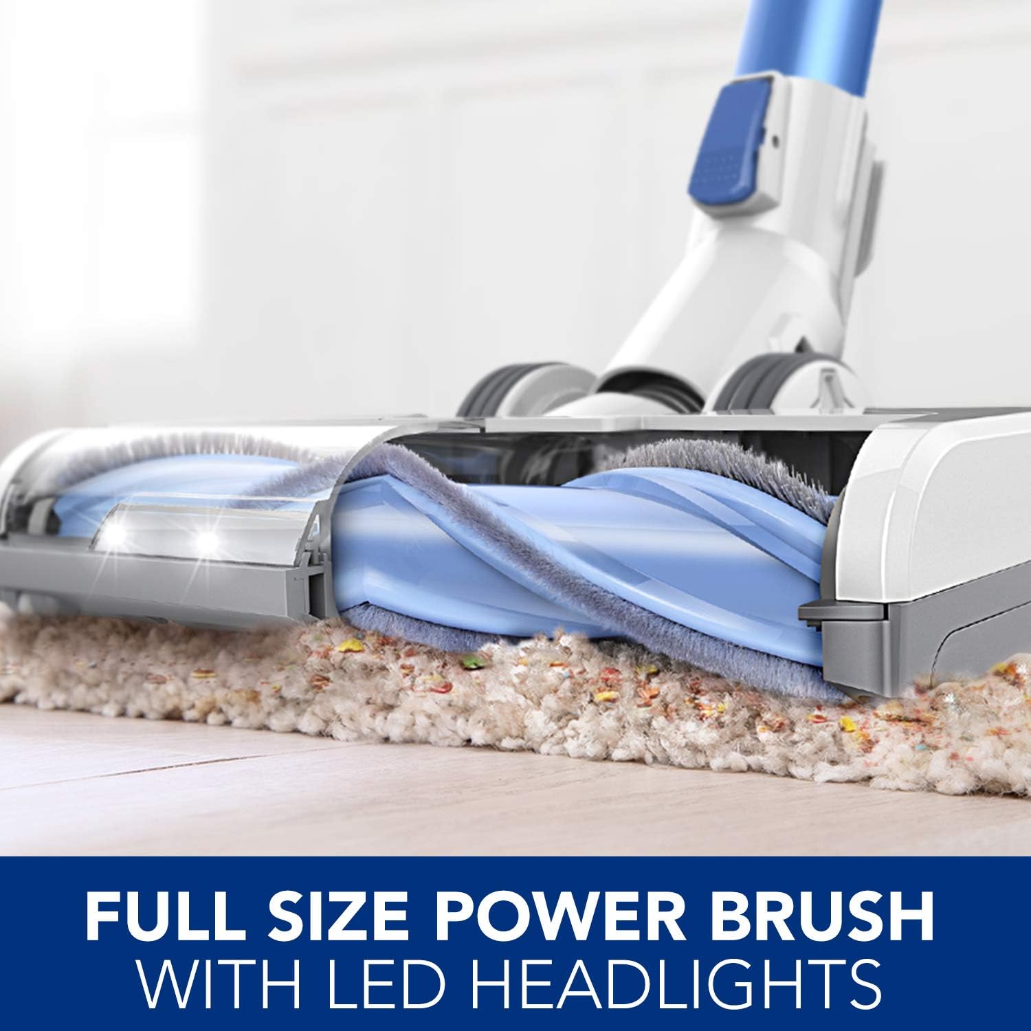 Tineco A10 Hero Cordless Stick/Handheld Vacuum Cleaner, Super Lightweight with Powerful Suction for Carpet, Space Blue