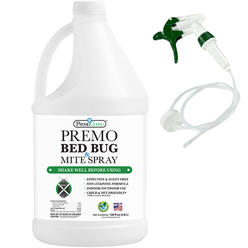 Premo Guard All Natural Bed Bug, Lice & Mite Killer Spray - 128 oz - Natural Non Toxic