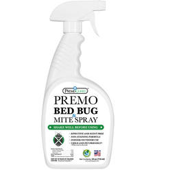 Premo Guard All Natural Bed Bug, Lice & Mite Killer Spray – 24 oz - Natural Non Toxic