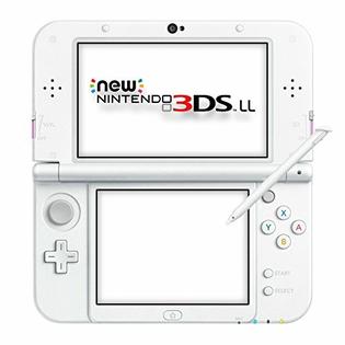 New Nintendo 3dsll Pink A White
