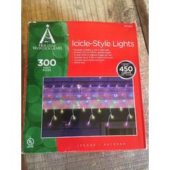 Ge 150 Random Twinkle Icicle Light Set Multi Light Sets