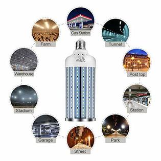 Led 350w Corn Light Bulb 5000 Lumen 6500k Large Area Cool Daylight White E26 E27